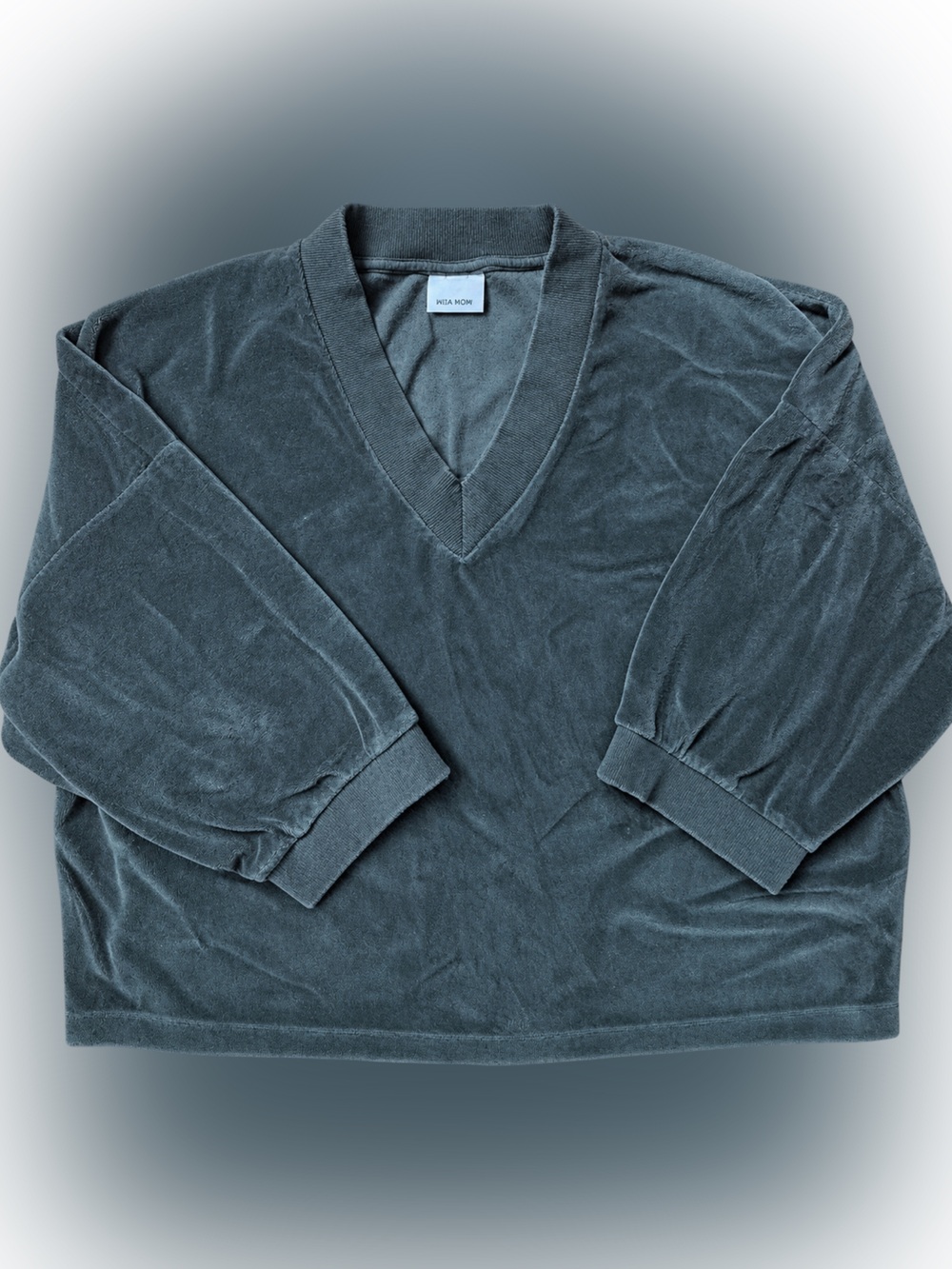 Rita Row Soft Velour Top and Bottom Set in subtle Hunter Green